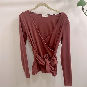 C’isa v-neck wrap top